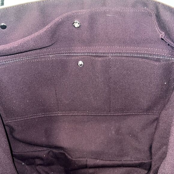 RED ENVELOPE Khaki and Brown Canvas Photo Collage Tote Bag - Picture 6 of 8